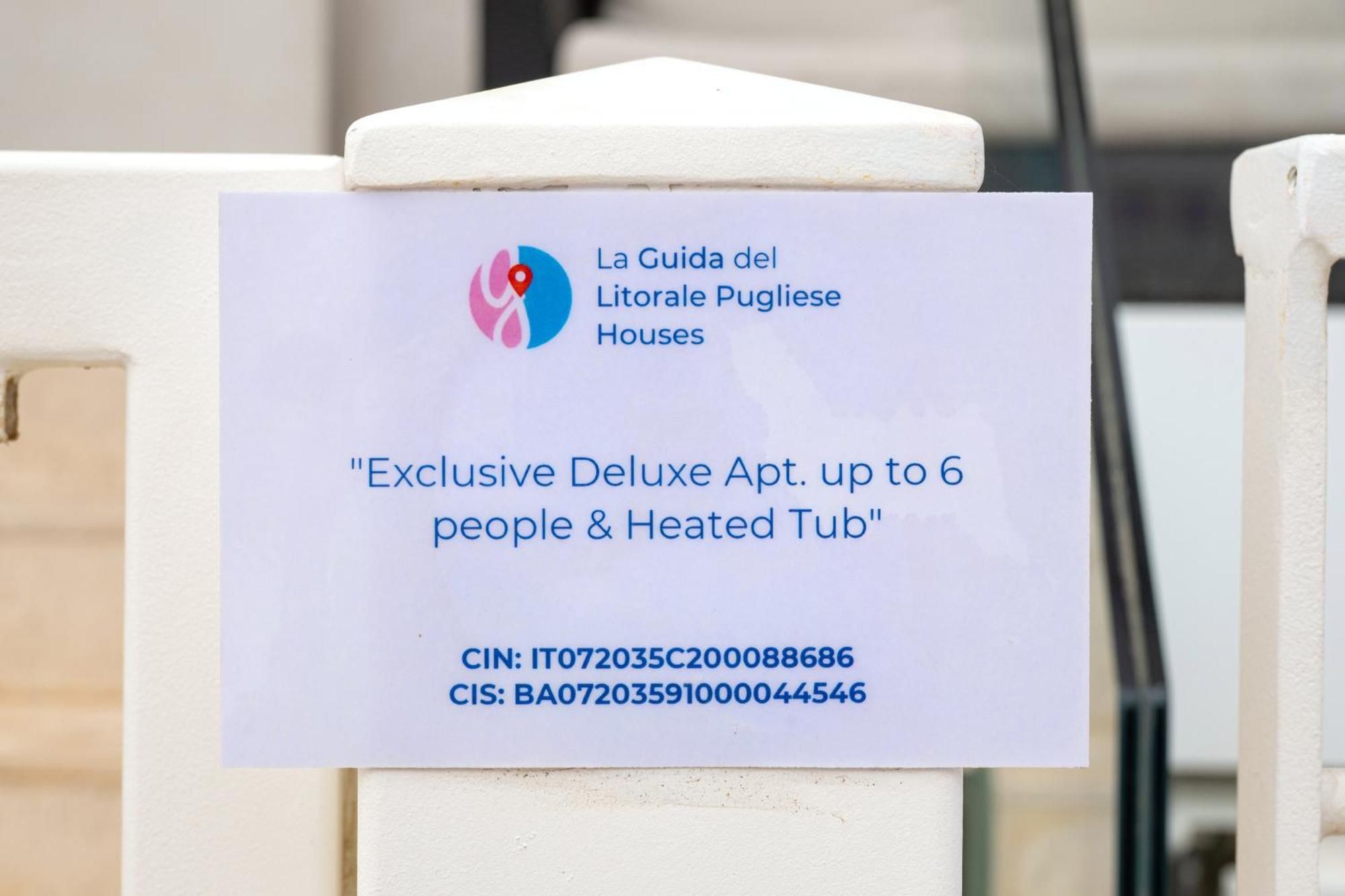 Exclusive Deluxe Apt Up To 6 People & Heated Tub โปลีญาโนอามาเร ภายนอก รูปภาพ
